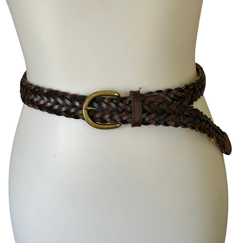 Vintage Canterbury Woven Leather Belt